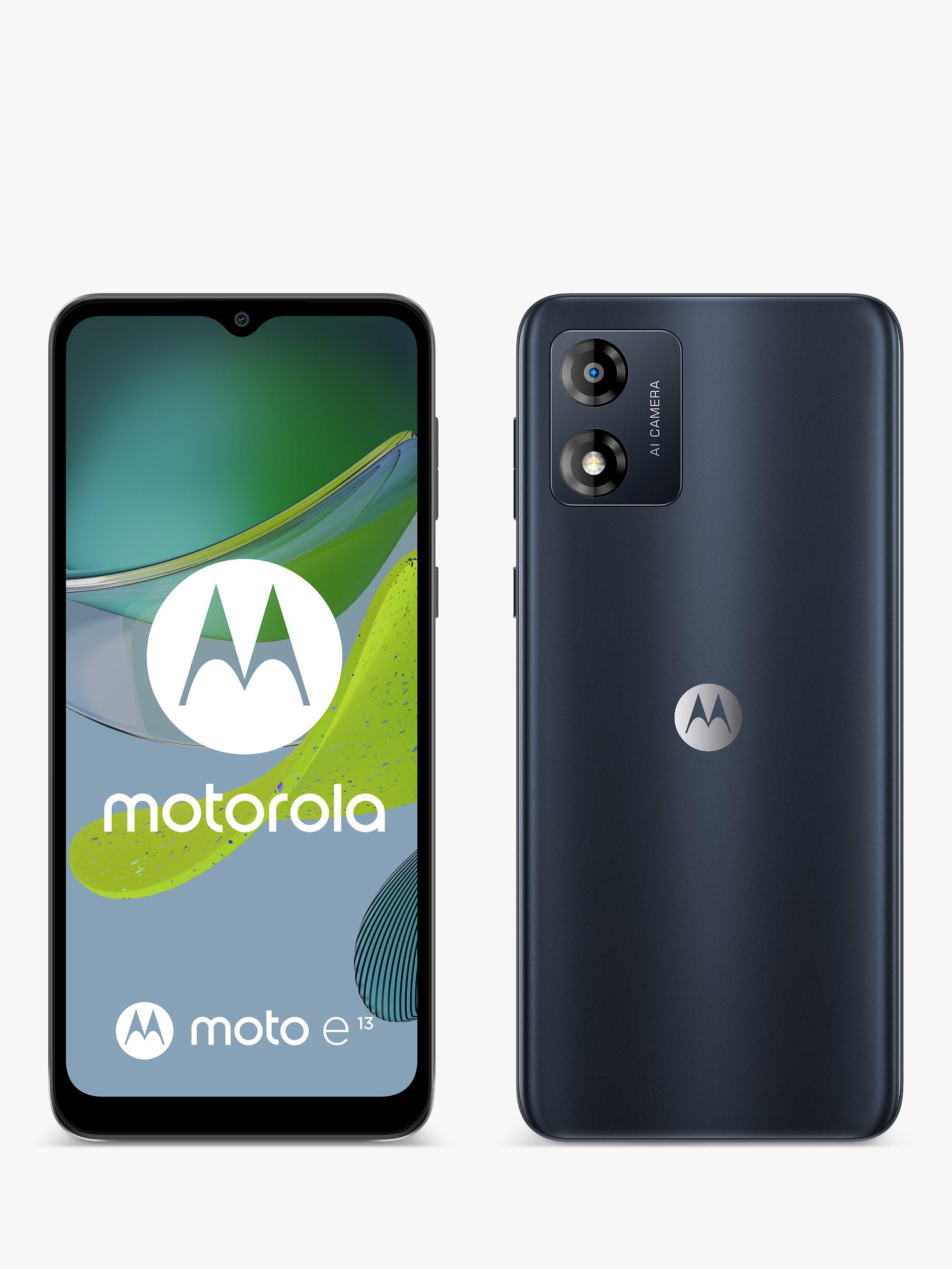 Motorola Moto e13 Smartphone, Android, 2GB RAM, 6.5”, 4G, SIM Free, 64GB