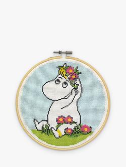 The Crafty Kit Company Snorkmaiden Cross Stitch Hoop Kit, Multi