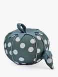 Milward Tomato Pincushion, Sage Polka