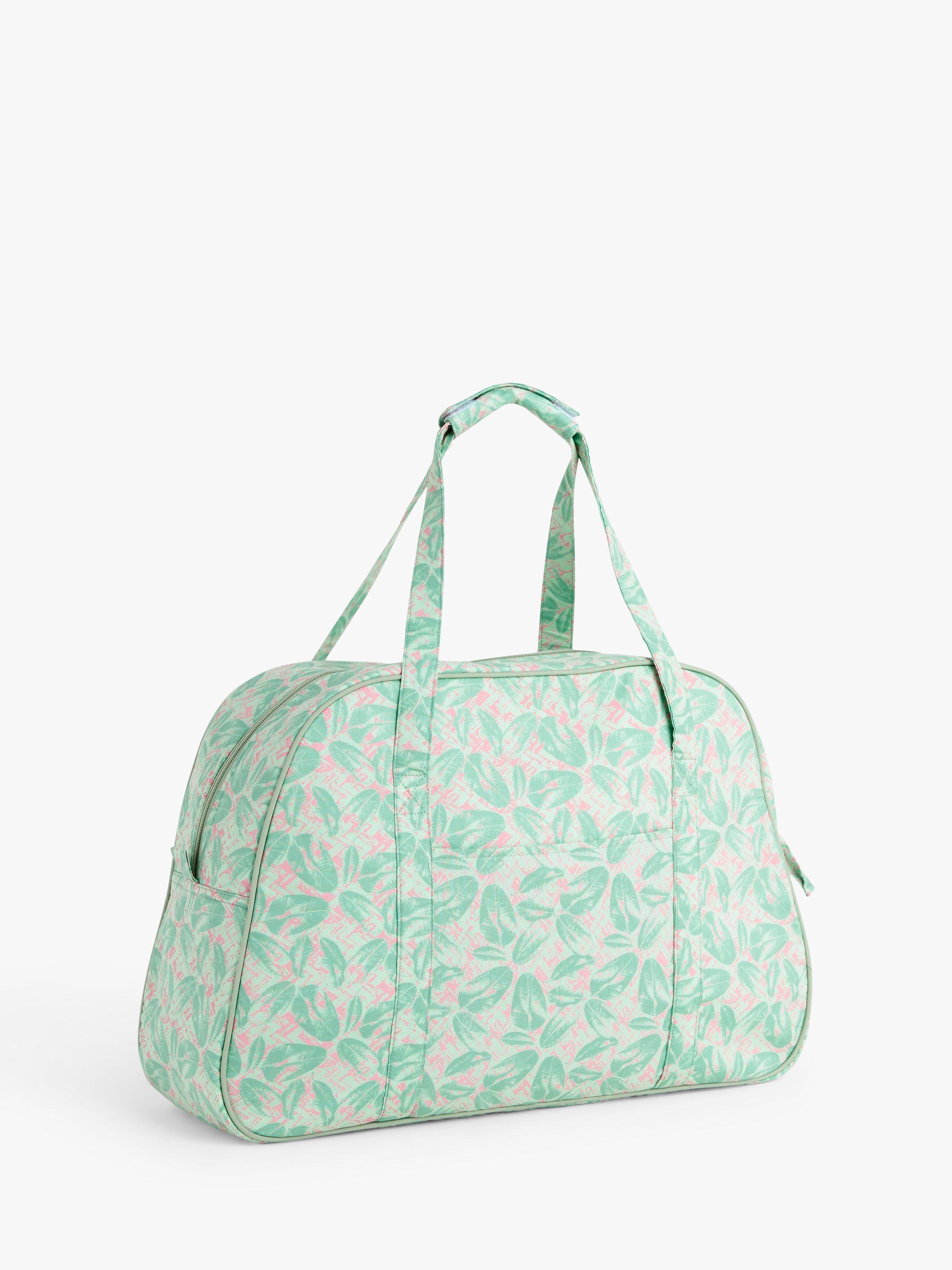 John Lewis Cool Ficus Sewing Machine Bag, Green/Pink
