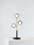 John Lewis Huxley 3 Globe Complete Table Lamp, Black