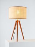 John Lewis Herschel Tripod Table Lamp, Black