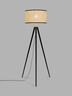 John Lewis Herschel Tripod Floor Lamp, Black