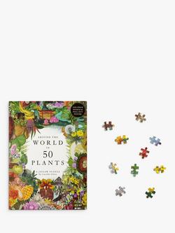 Laurence King Publishing Around the World in 50 Plants Jigsaw Puzzle, 1000 Pieces - view 2, Green
