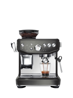 Sage the Barista Express™ Impress Luxe Coffee Machine, Black Stainless Steel