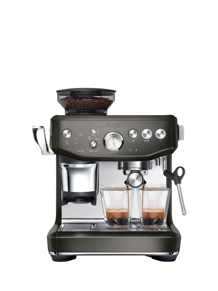 Sage Barista Express Impress Bean to Cup Coffee Machine, Black Stainless Steel