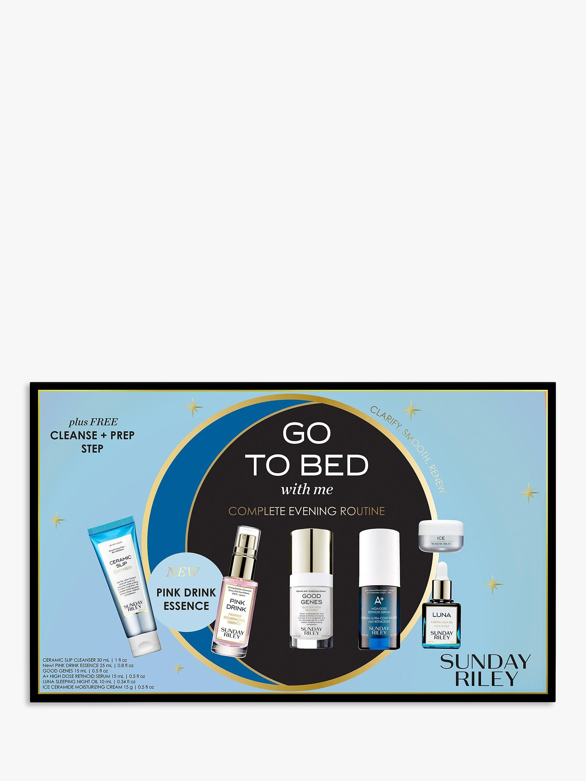 Sunday Riley "Go To Bed With Me" Complete Evening Regime Skincare Gift Set