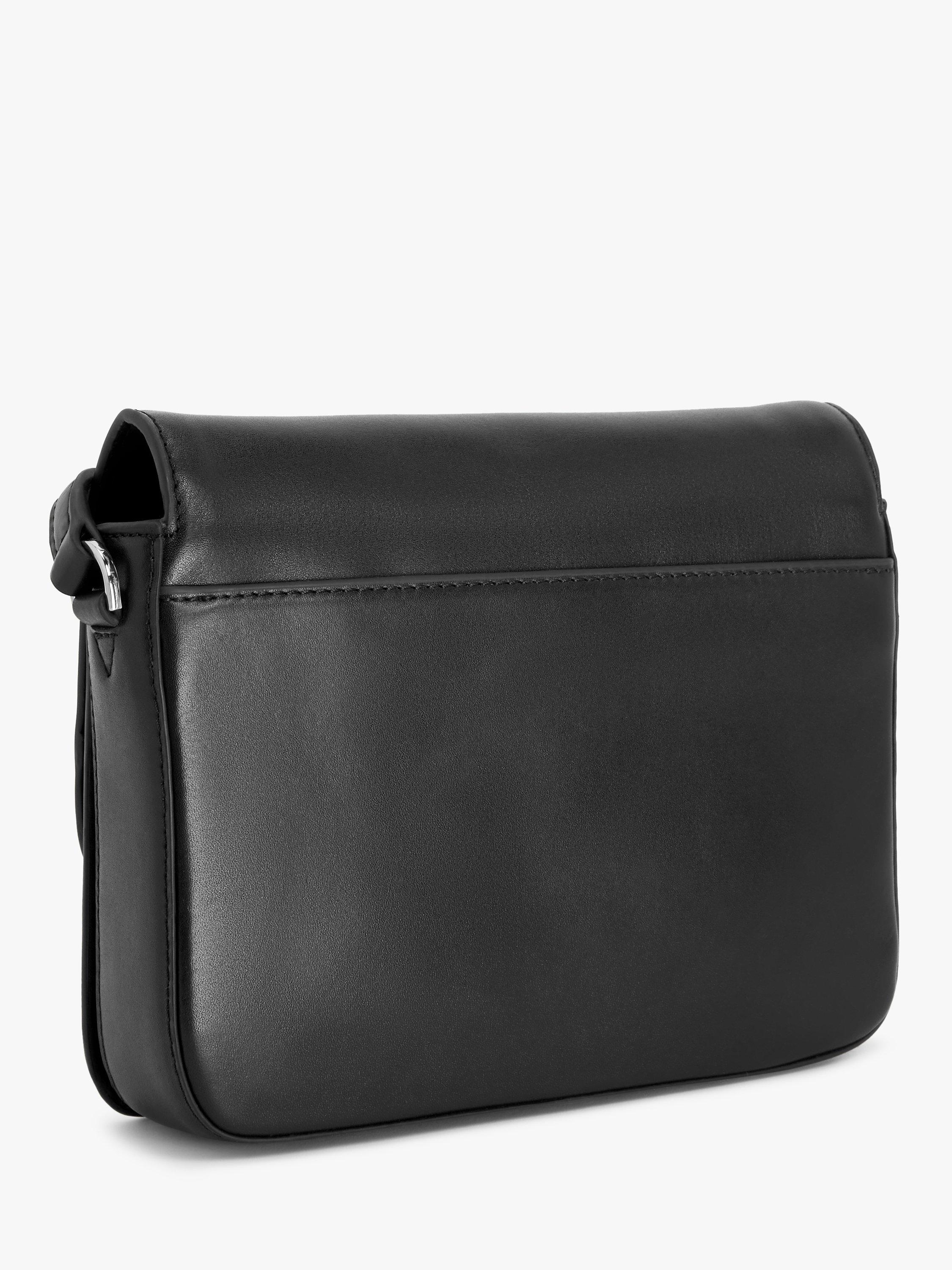 John Lewis Smooth Leather Flapover Cross Body Bag