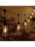 NOMA 20 Large Hanging Edison Bulb Festoon Lights, Warm White