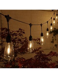 NOMA 20 Large Hanging Edison Festoon Lights Warm White