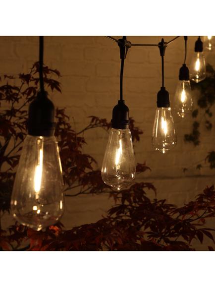 NOMA 20 Large Hanging Edison Bulb Festoon Lights, Warm White - view 2, Warm White
