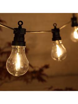 NOMA 20 Bulb Festoon Lights, Warm White - view 2, Warm White