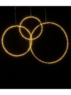 NOMA Circle of Light Outdoor Decorative Lighting, Warm White, Warm White