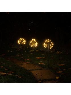 NOMA Firework Outdoor Stake Light, Set of 3, Warm White - view 2, Warm White