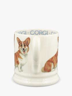 Emma Bridgewater Dogs Welsh Corgi Half Pint Mug, 300ml, Brown/Multi - view 2, Multi