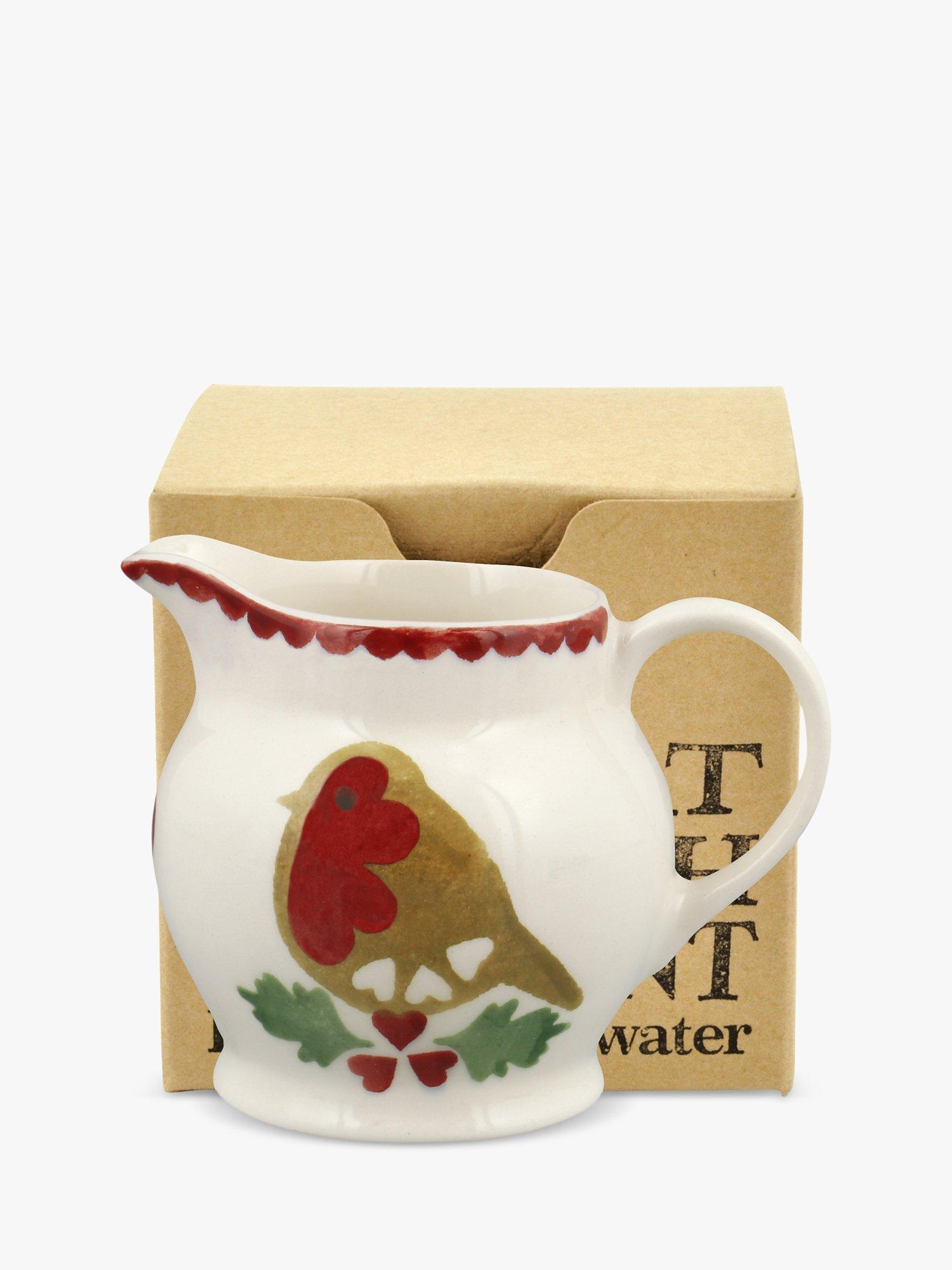 Emma Bridgewater Christmas Joy Tiny Jug Tree Decoration, 60ml, Red/Multi