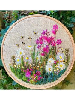 Rowandean Red Campions Embroidery Kit, 