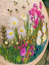 Rowandean Red Campions Embroidery Kit