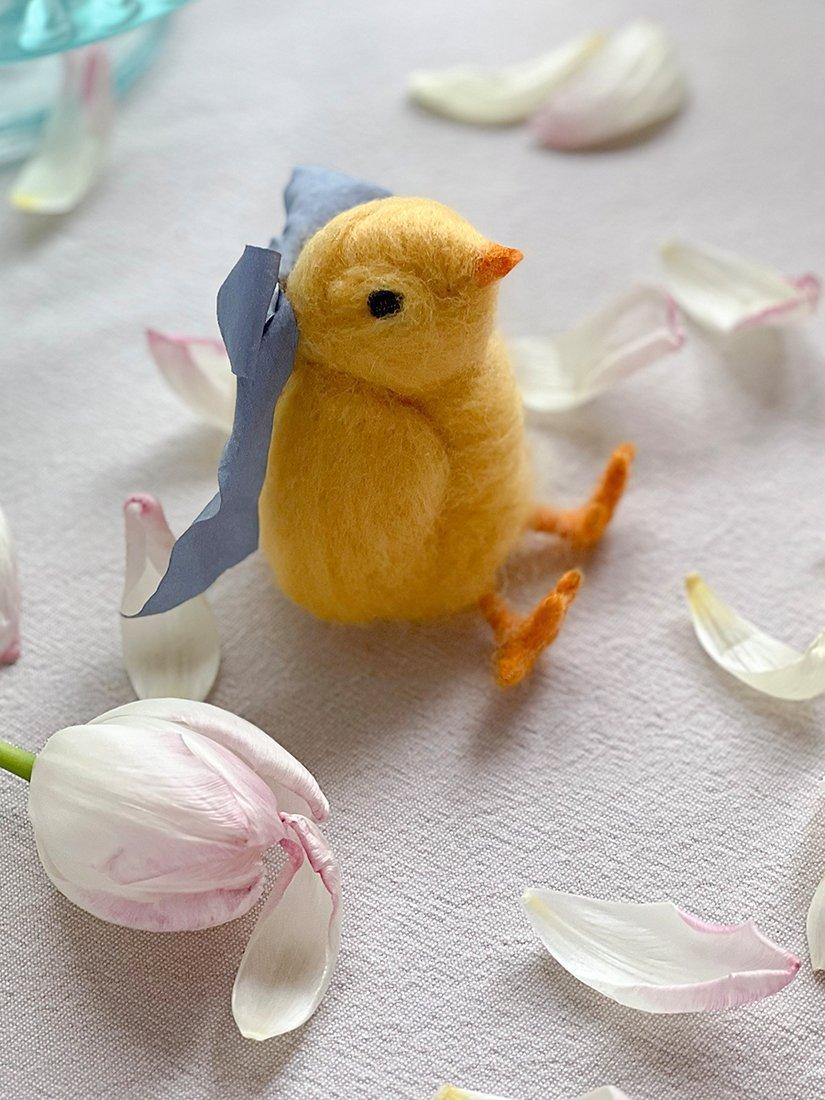 MakeBox & Co Cybil Chick Needle Felting Kit