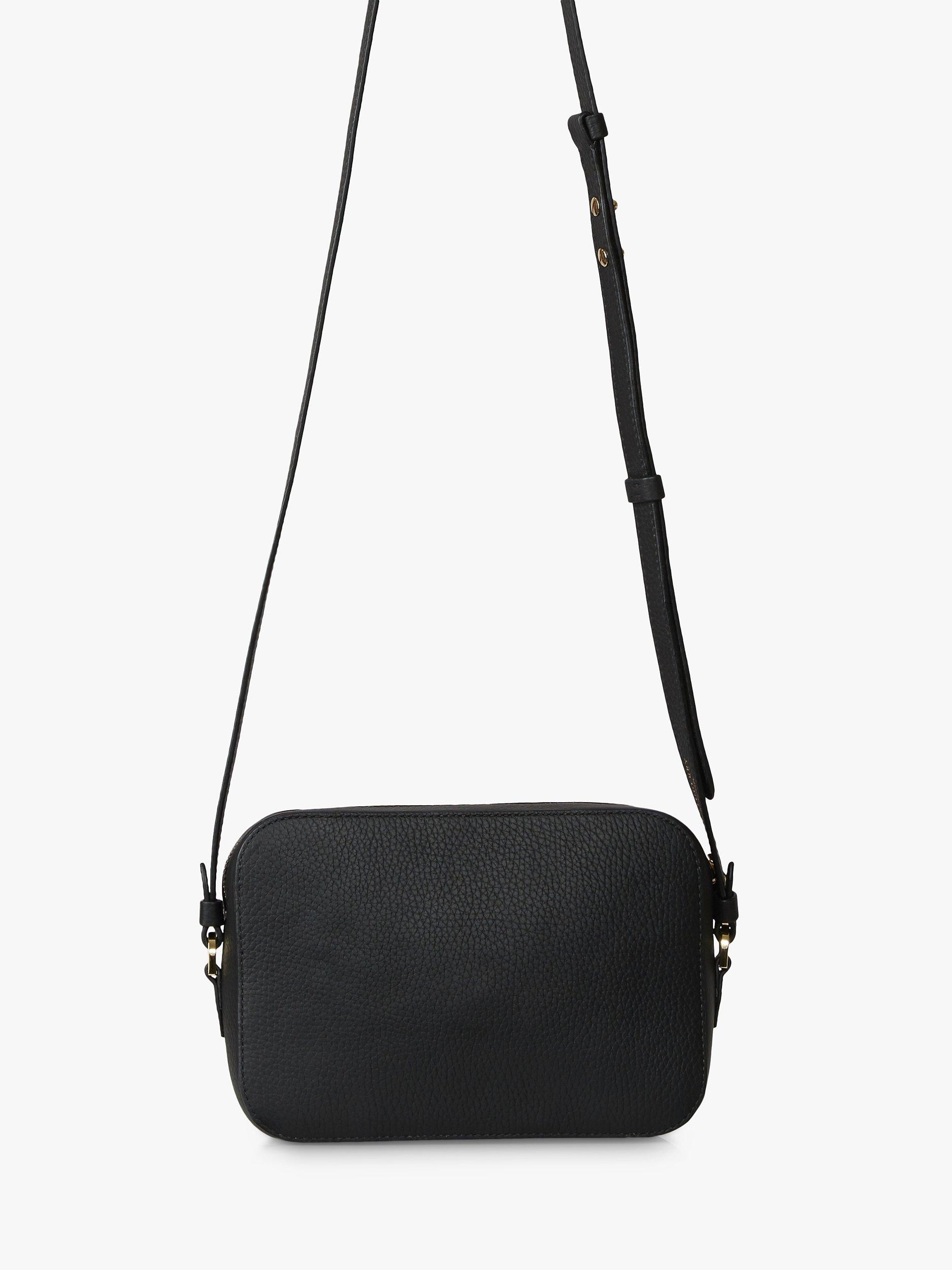 Strathberry Mosaic Leather Camera Bag, Black