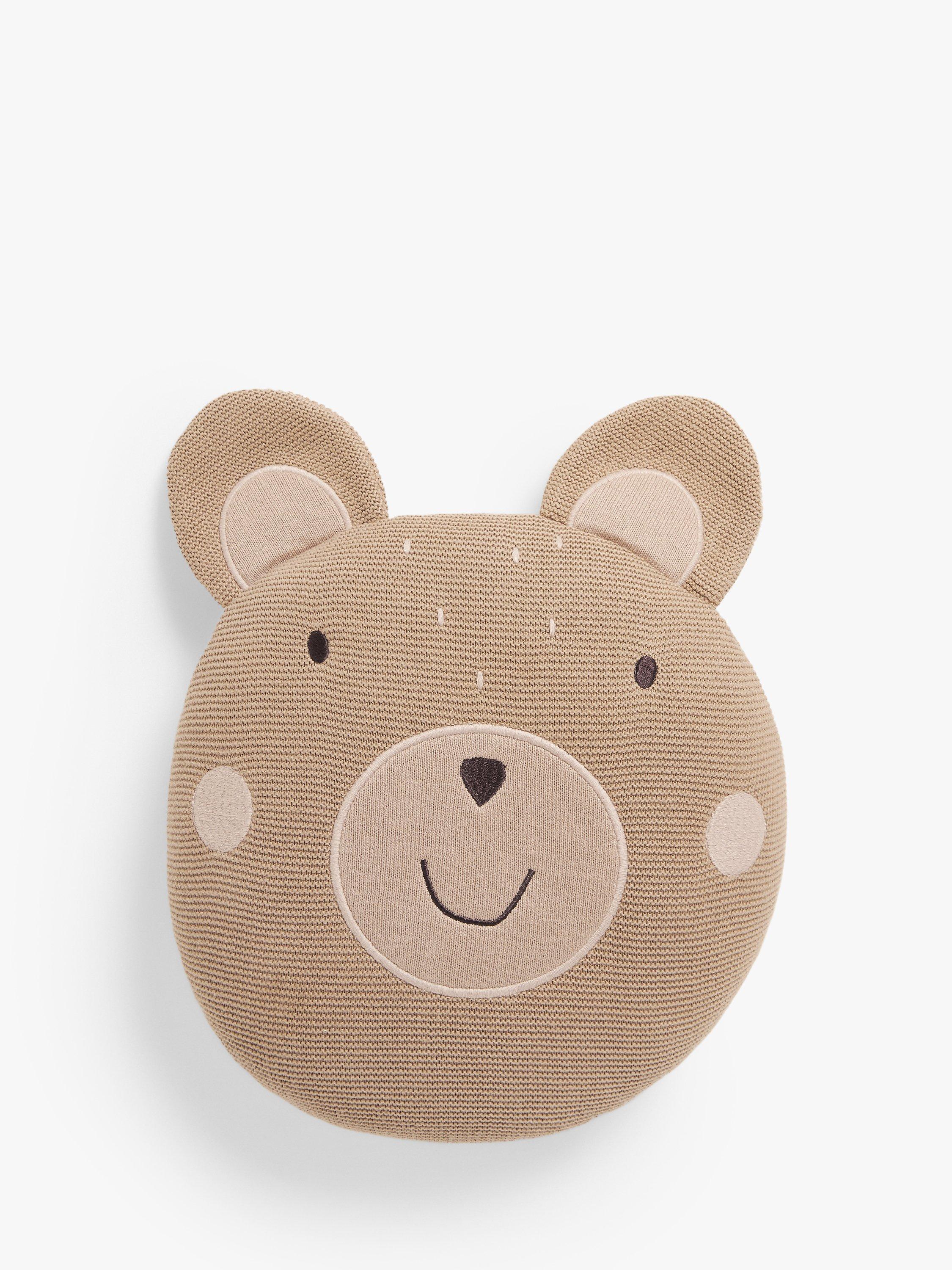 John Lewis Nursery Bear Hug Knitted Cushion