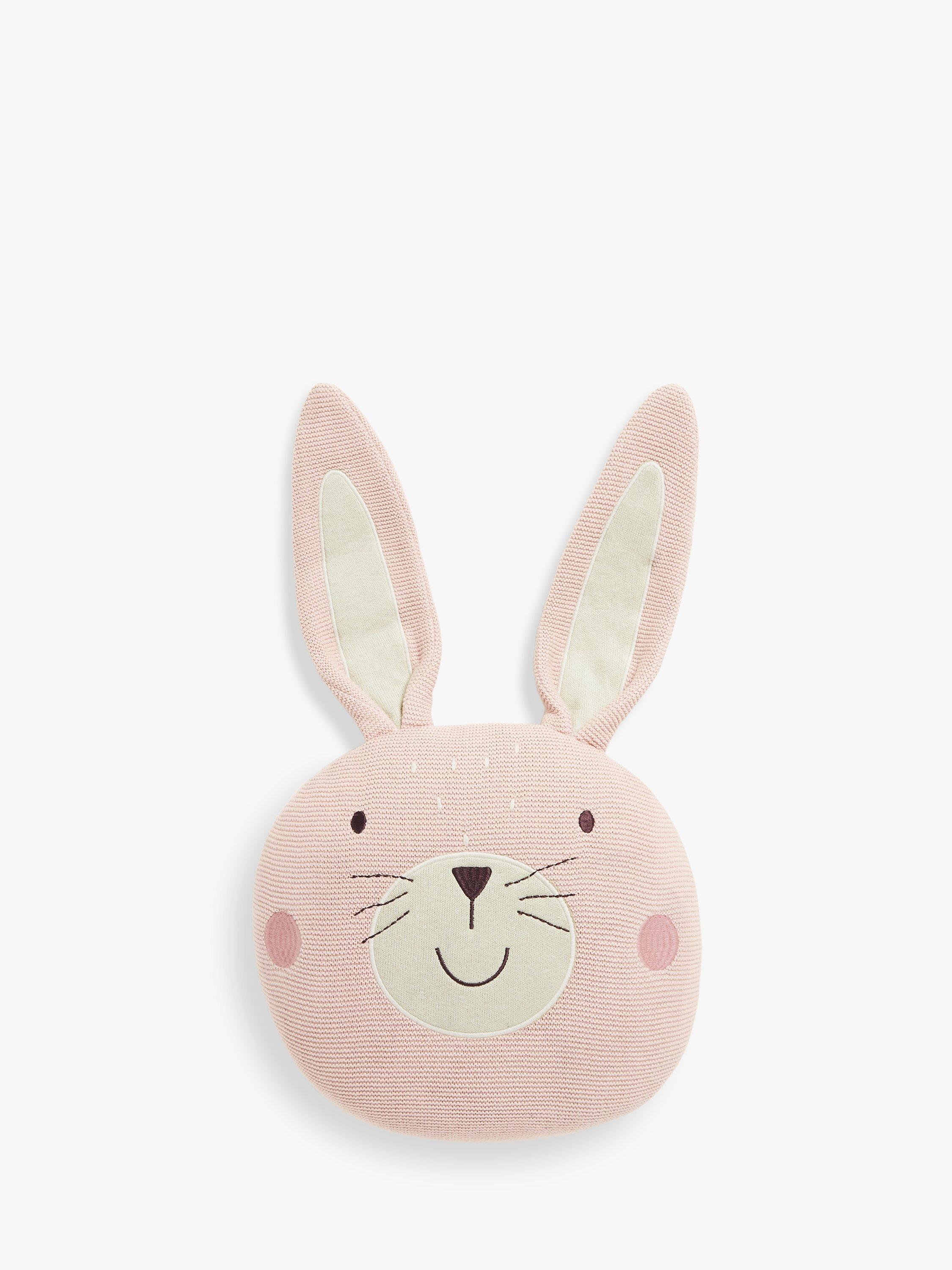 John Lewis Nursery Bunny Hop Knitted Cushion