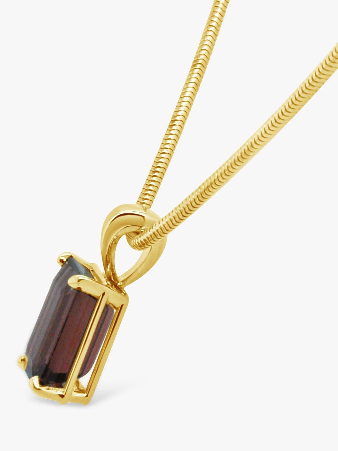 Product image 2 of 3, which shows Milton & Humble Jewellery Pre-Loved 14ct Yellow Gold Tourmaline Pendant Necklace