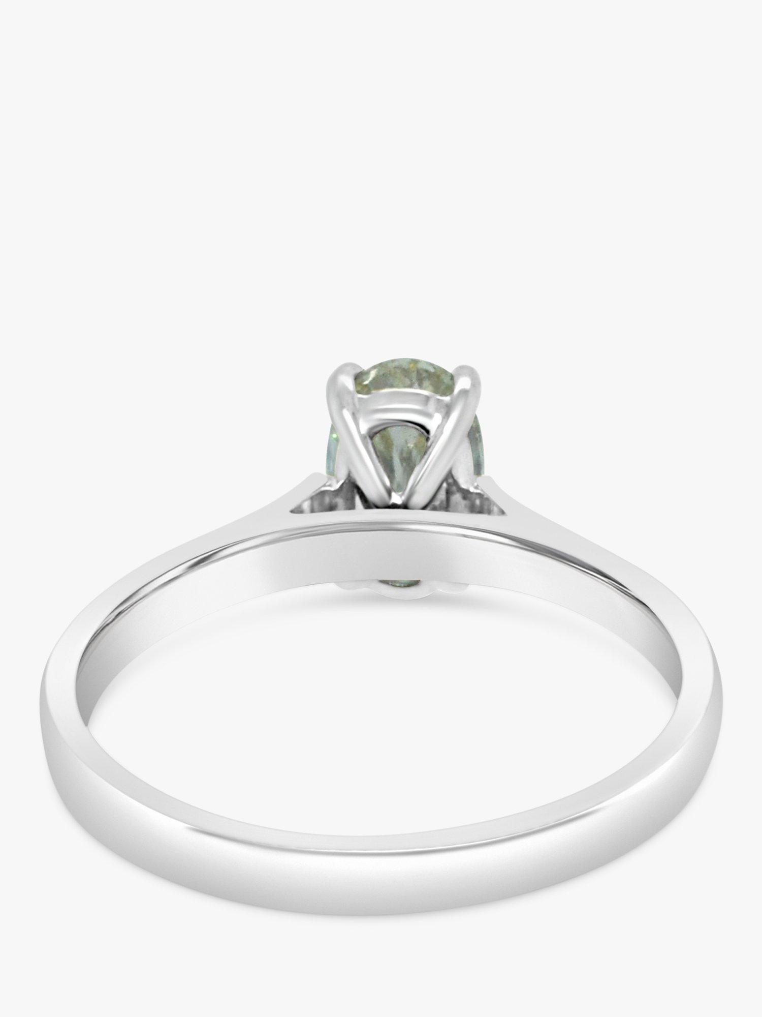 Product image 4 of 5, which shows Milton & Humble Jewellery Pre-Loved 18ct White Gold Diamond Ring, N