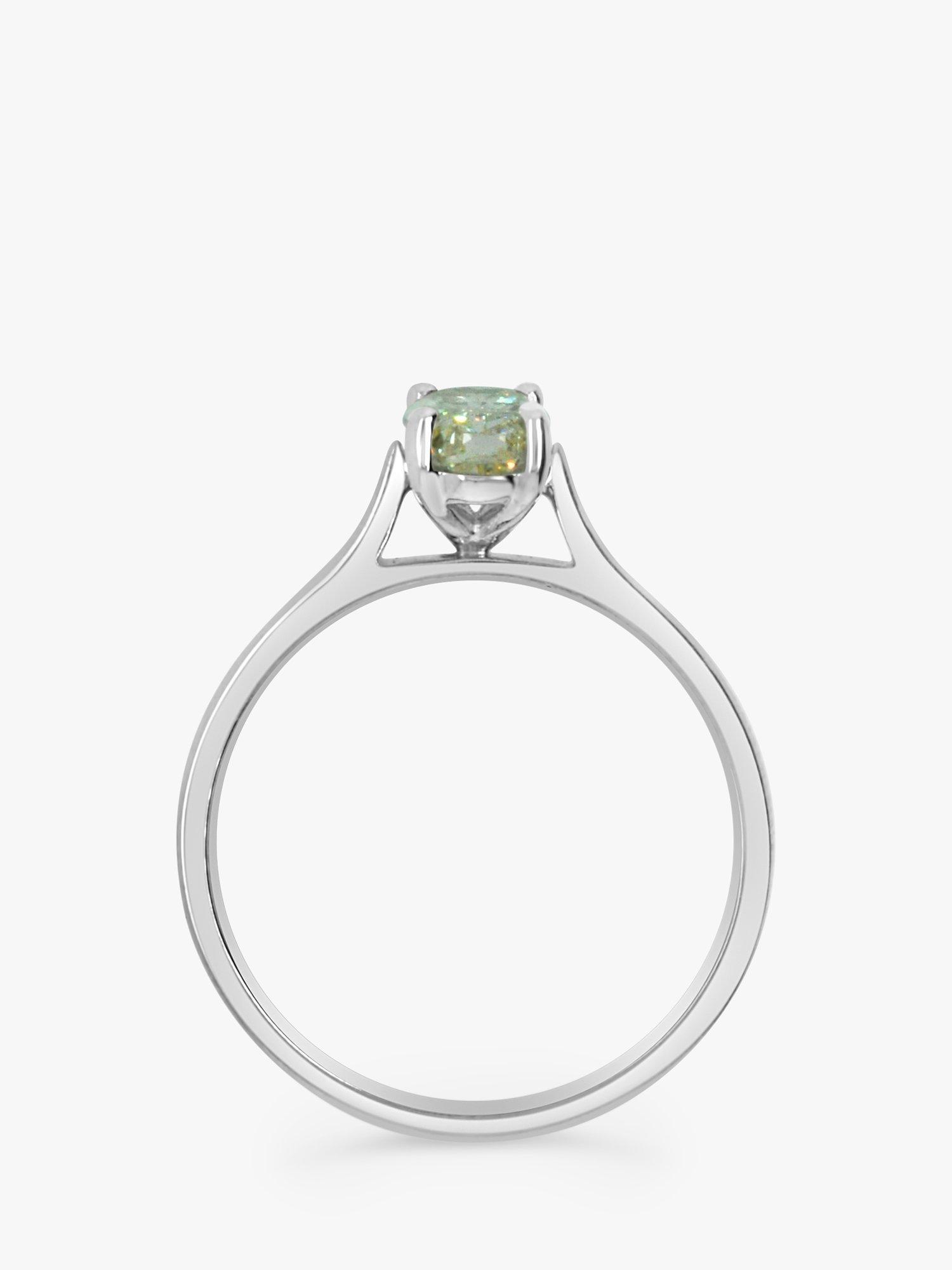 Product image 5 of 5, which shows Milton & Humble Jewellery Pre-Loved 18ct White Gold Diamond Ring, N