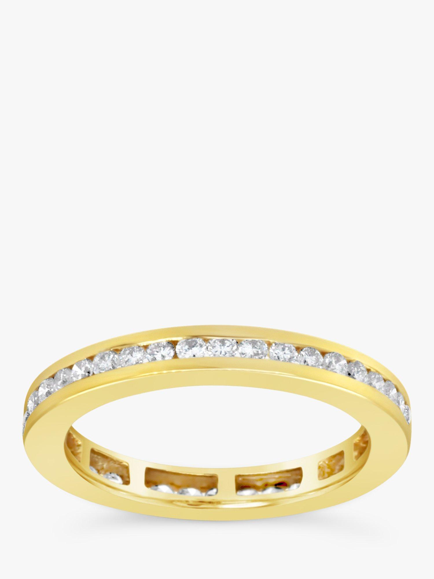 Product image 2 of 10, which shows Milton & Humble Jewellery Pre-Loved Boodle & Dunthorne 18ct Yellow Gold & Diamond Eternity Ring