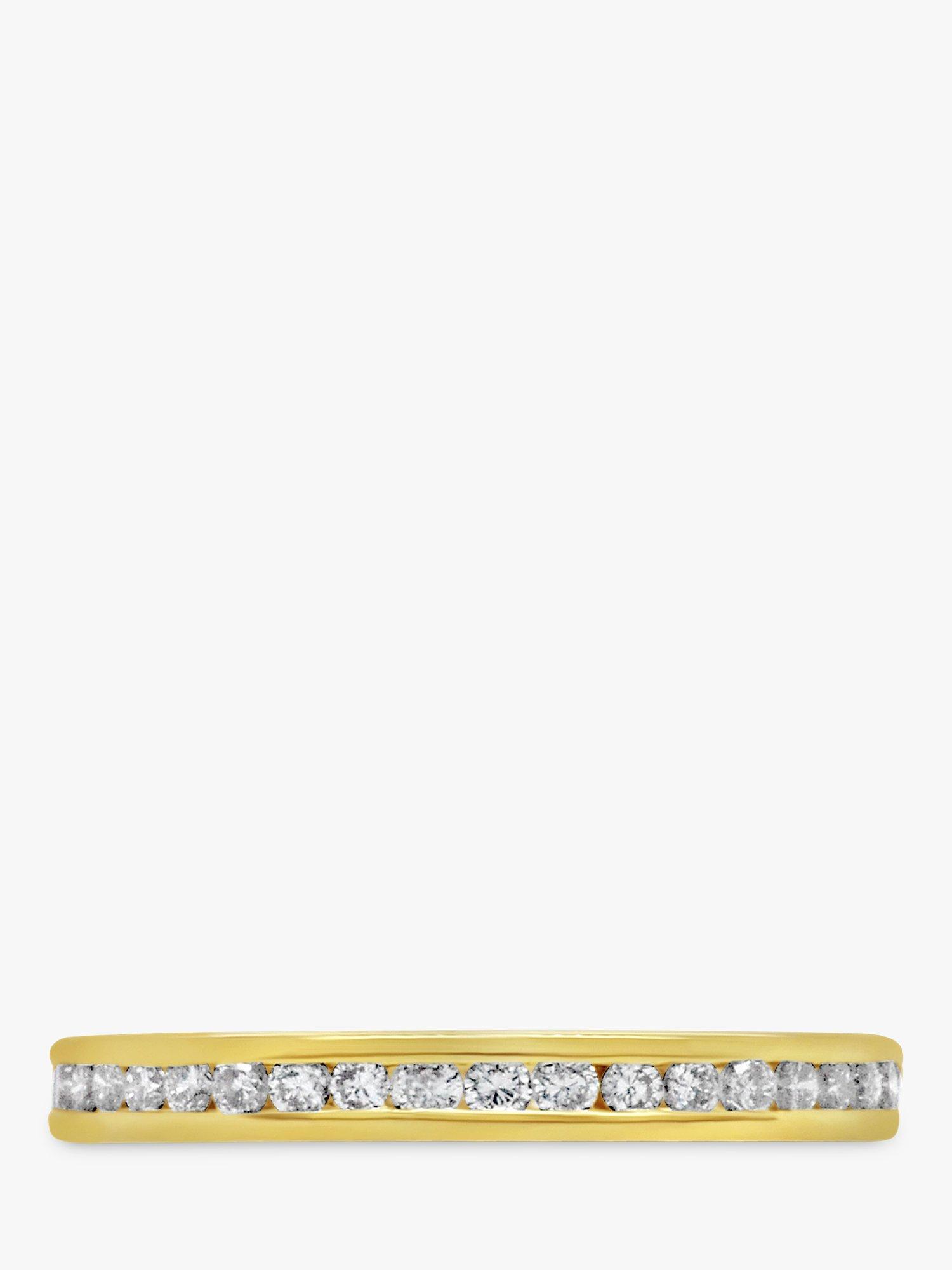 Product image 3 of 10, which shows Milton & Humble Jewellery Pre-Loved Boodle & Dunthorne 18ct Yellow Gold & Diamond Eternity Ring