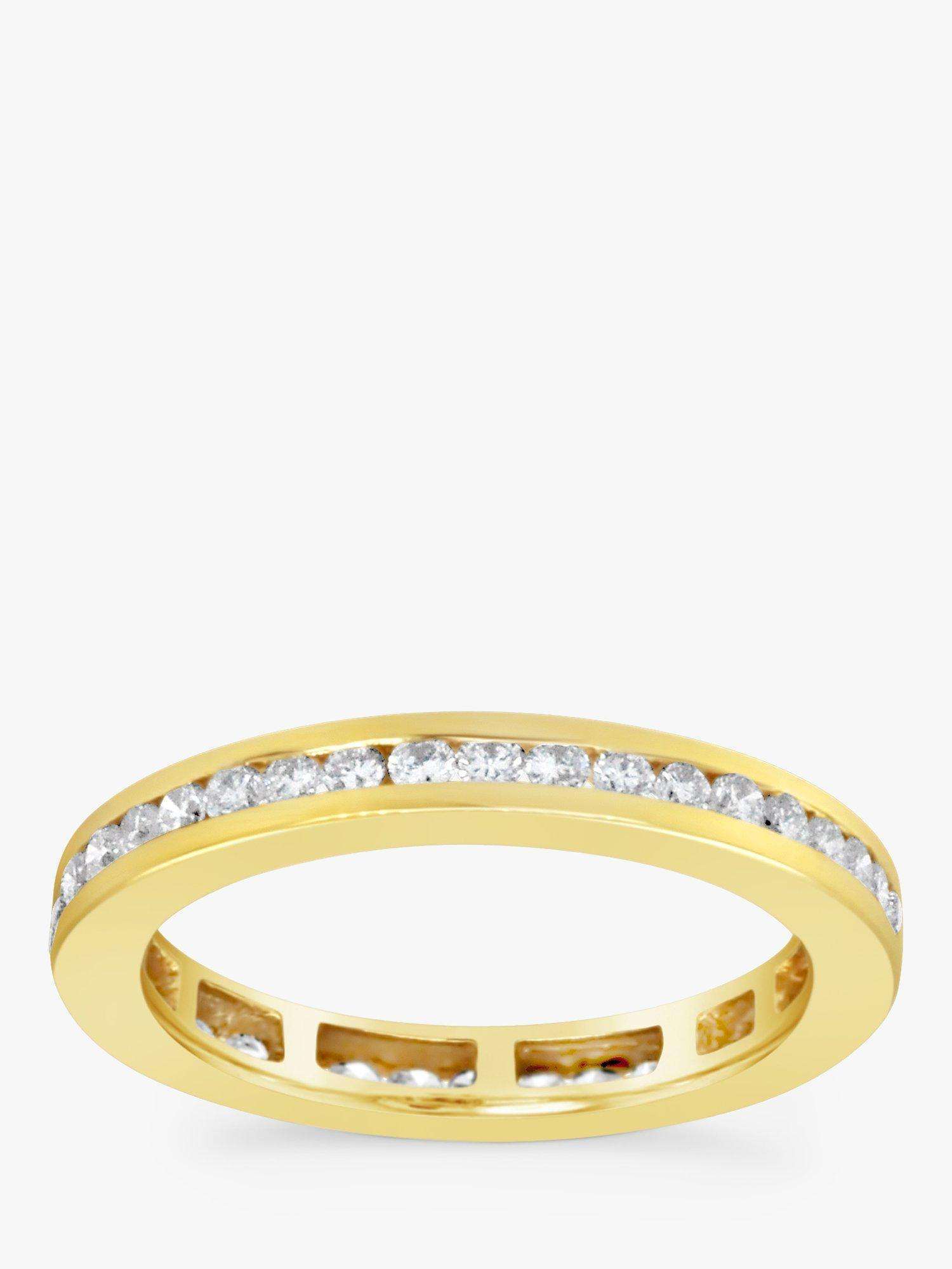 Product image 6 of 10, which shows Milton & Humble Jewellery Pre-Loved Boodle & Dunthorne 18ct Yellow Gold & Diamond Eternity Ring