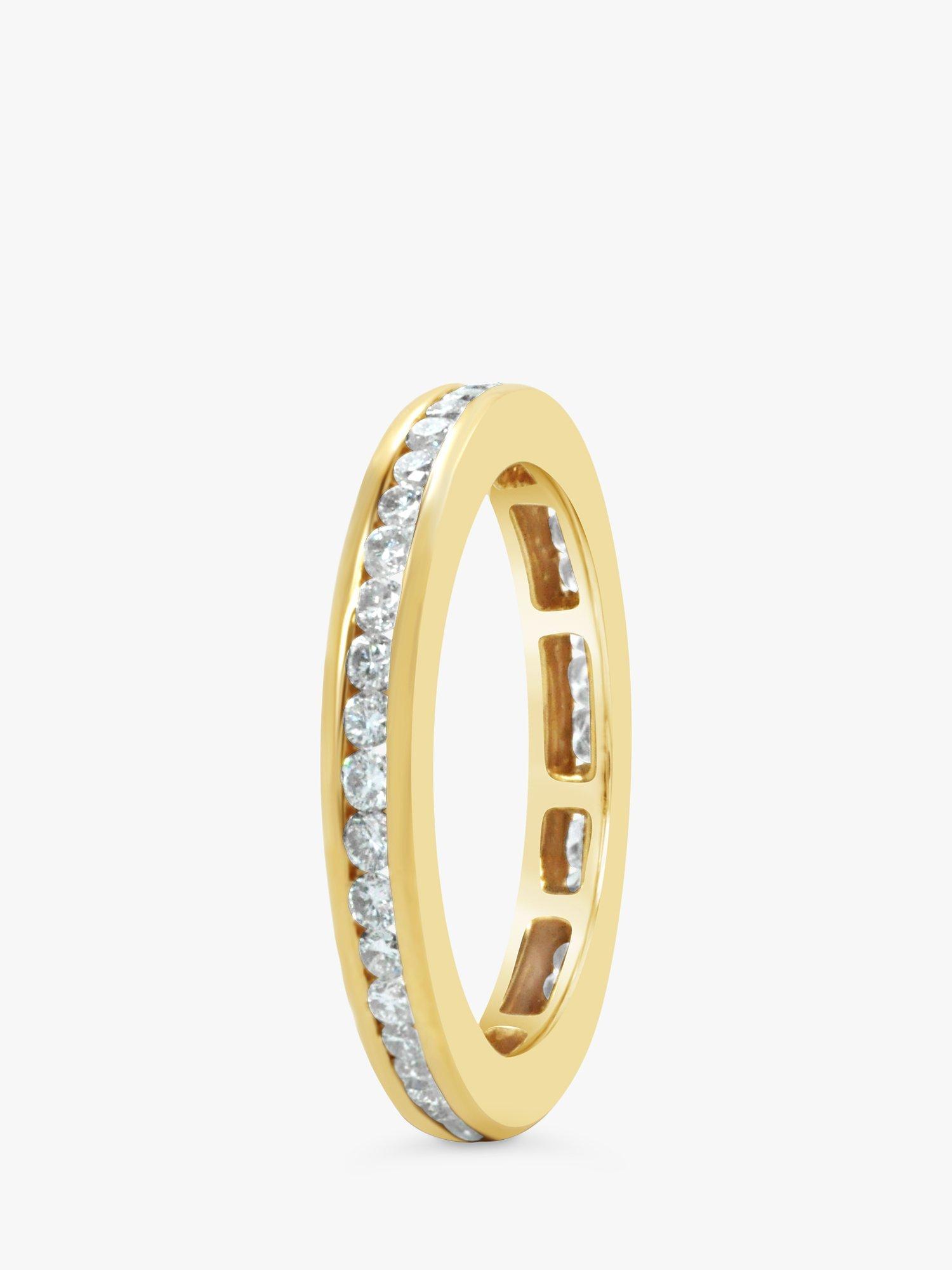 Product image 7 of 10, which shows Milton & Humble Jewellery Pre-Loved Boodle & Dunthorne 18ct Yellow Gold & Diamond Eternity Ring