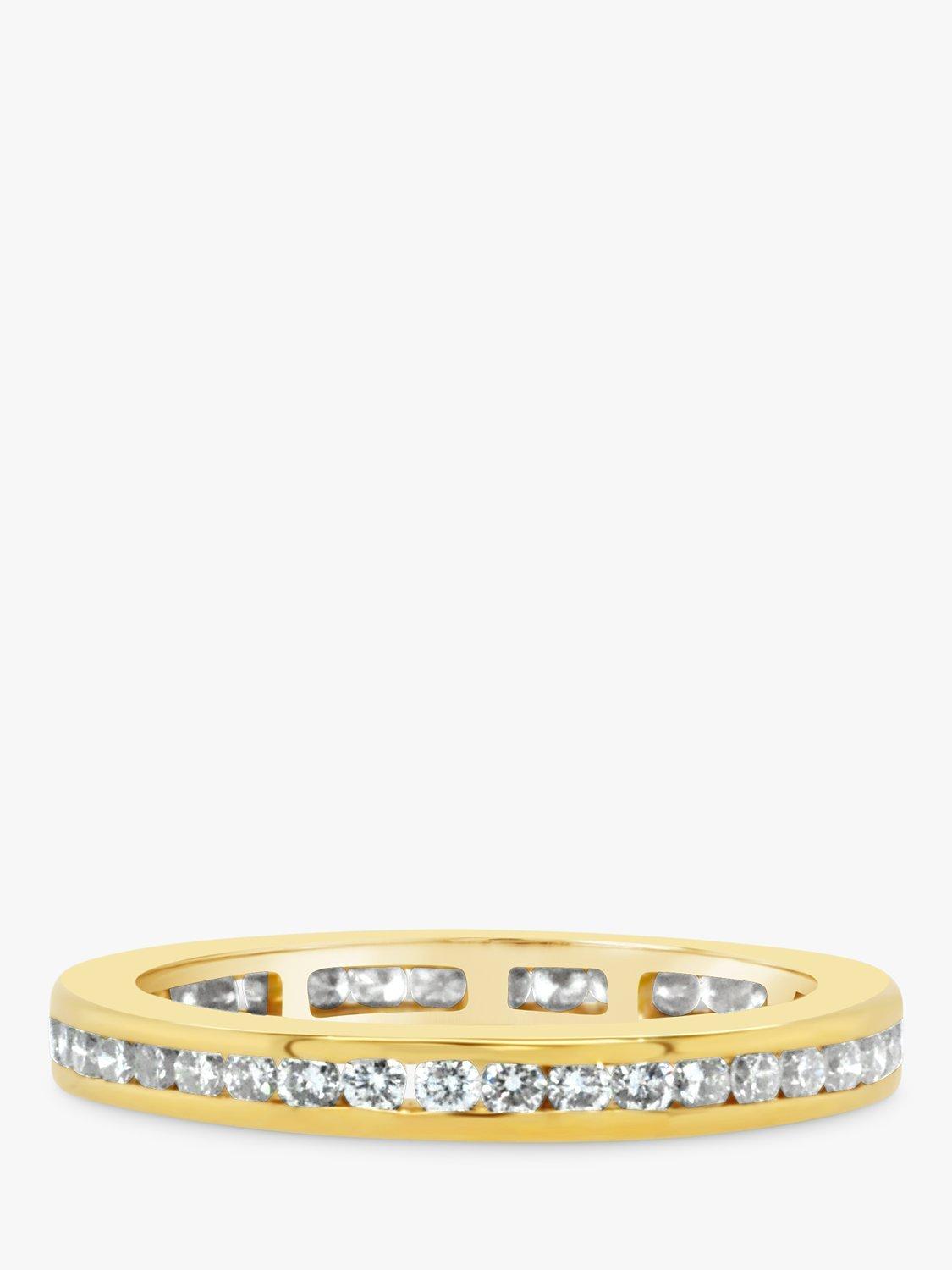 Product image 8 of 10, which shows Milton & Humble Jewellery Pre-Loved Boodle & Dunthorne 18ct Yellow Gold & Diamond Eternity Ring