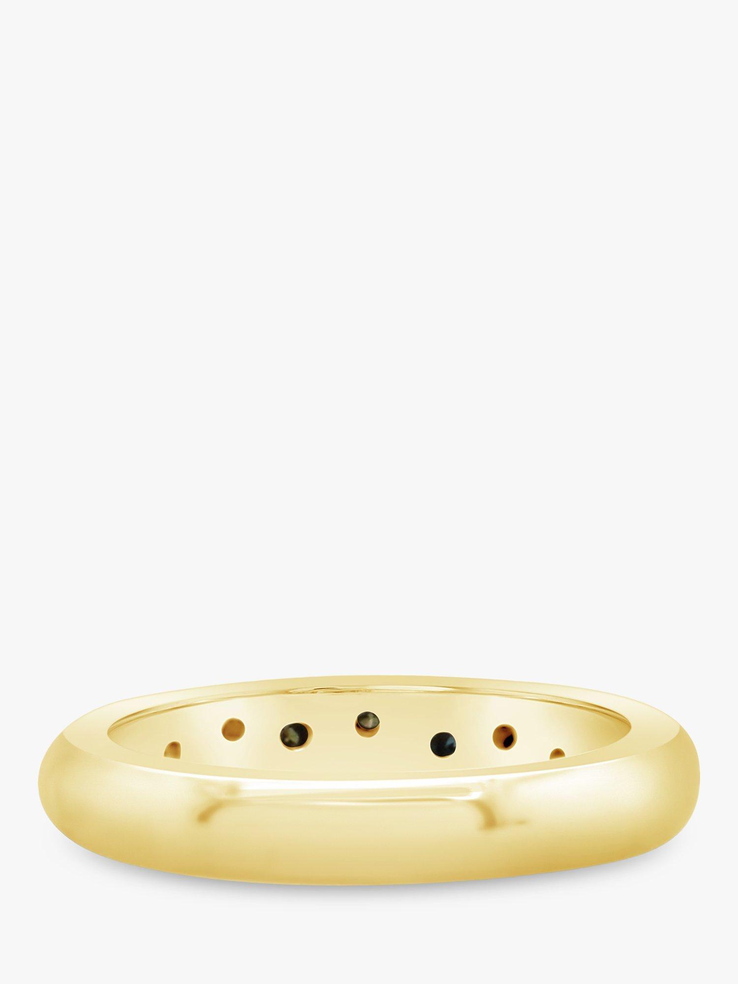 Product image 4 of 5, which shows Milton & Humble Jewellery Pre-Loved 14ct Yellow Gold Coloured Diamond Band Ring
