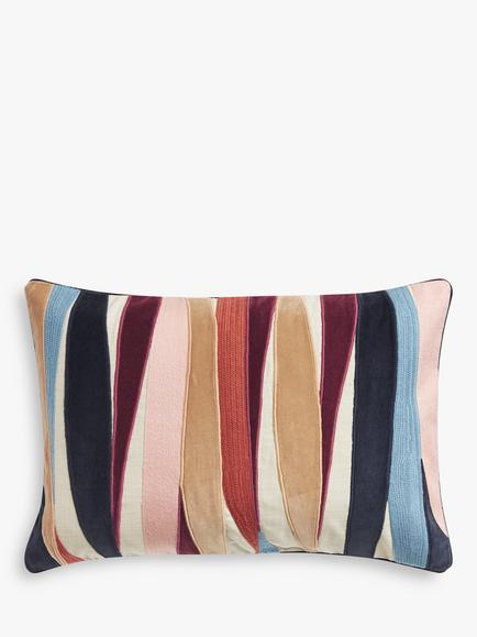 John Lewis Lamella Cushion, Multi, Multi