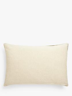 John Lewis Lea Cushion - view 2, Avocado