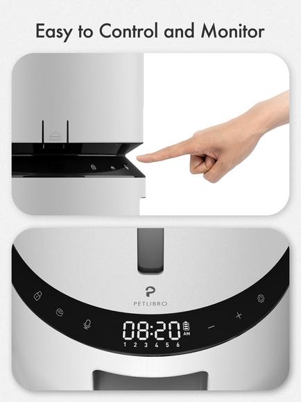 Petlibro Automatic Cat Feeder, 3L - view 2, White