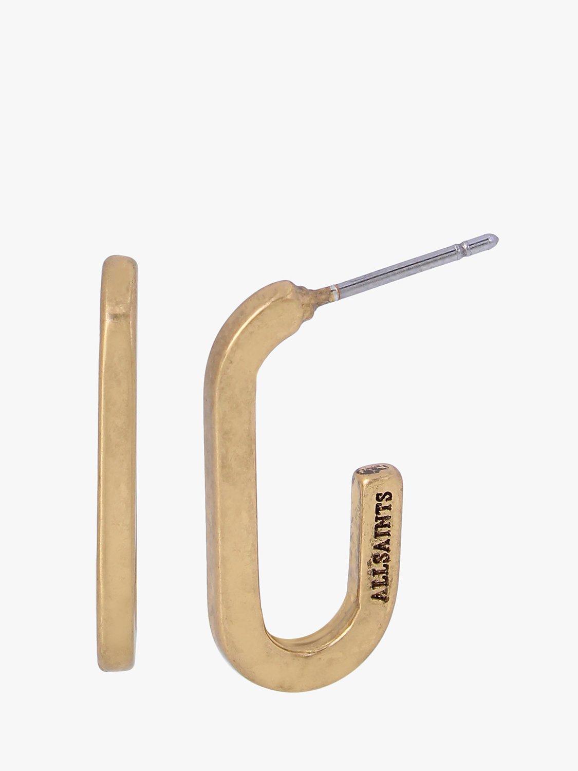 AllSaints Oval Open Hoop Earrings