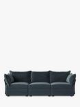 Swyft Model 06 Large 3 Seater Sofa, Chenille Hydro