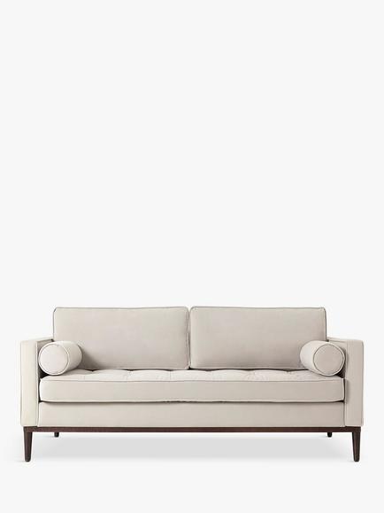 Swyft Model 02 Medium 2 Seater Sofa, Velvet Bone