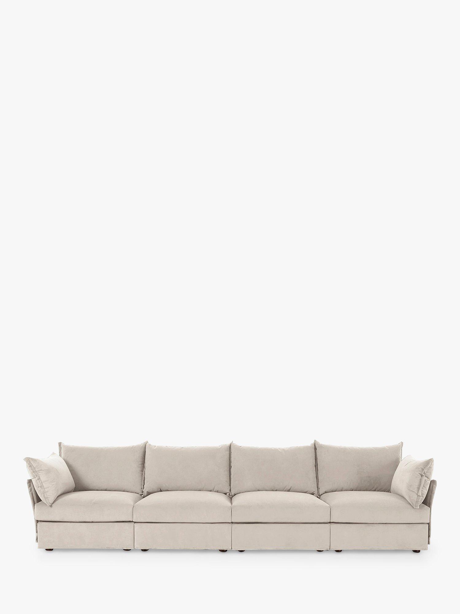 Model 06 Range, Swyft Model 06 Grand 4 Seater Sofa, Velvet Bone