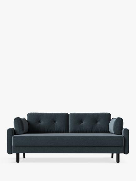 Swyft Model 04 Large 3 Seater Double Sofa Bed, Chenille Hydro