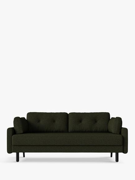 Swyft Model 04 Large 3 Seater Double Sofa Bed, Boucle Fern