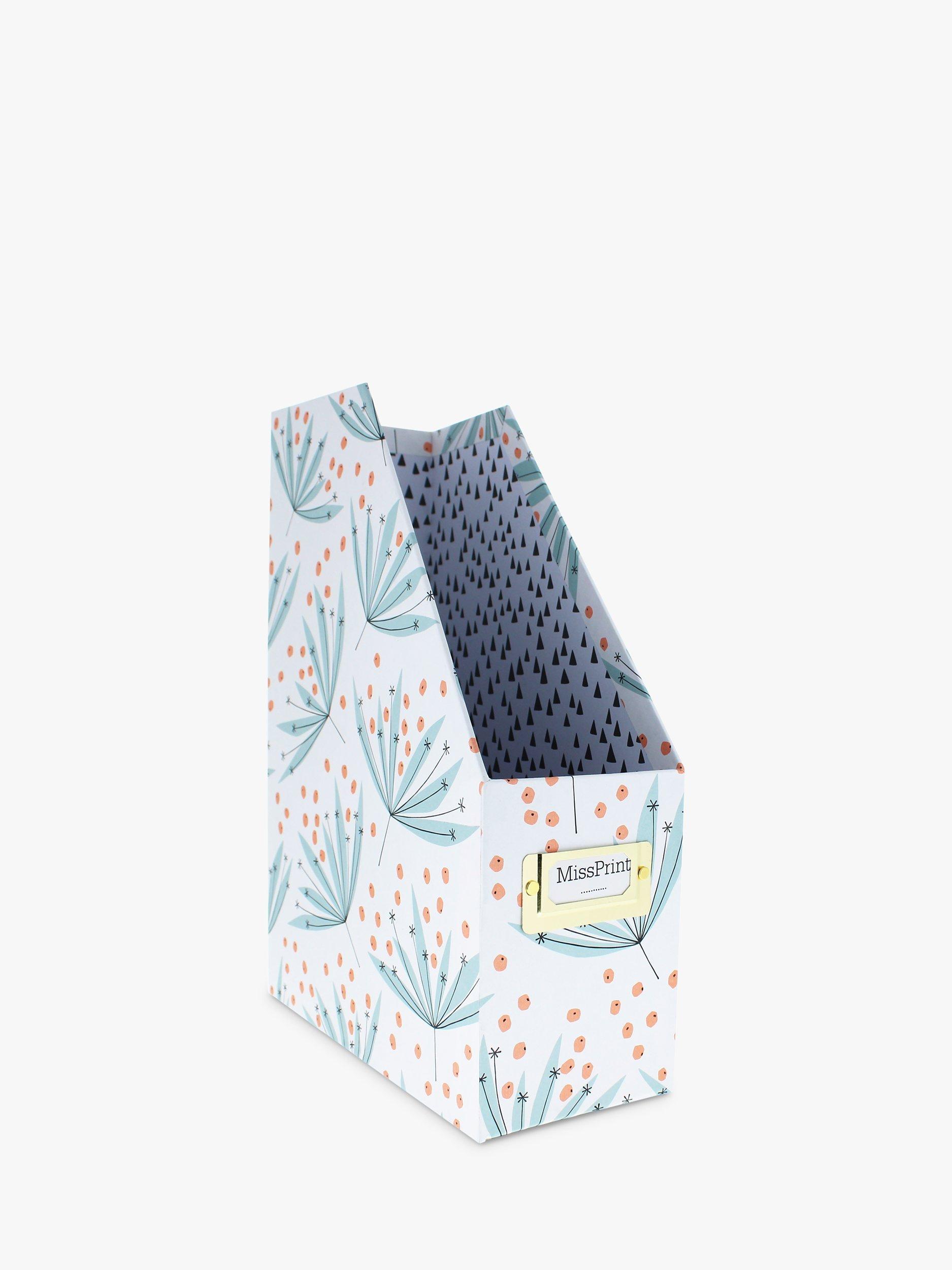 MissPrint Wildlofwer Magazine Rack, Multi