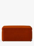 Swyft Model 02 Storage Ottoman, Eco-velvet Paprika