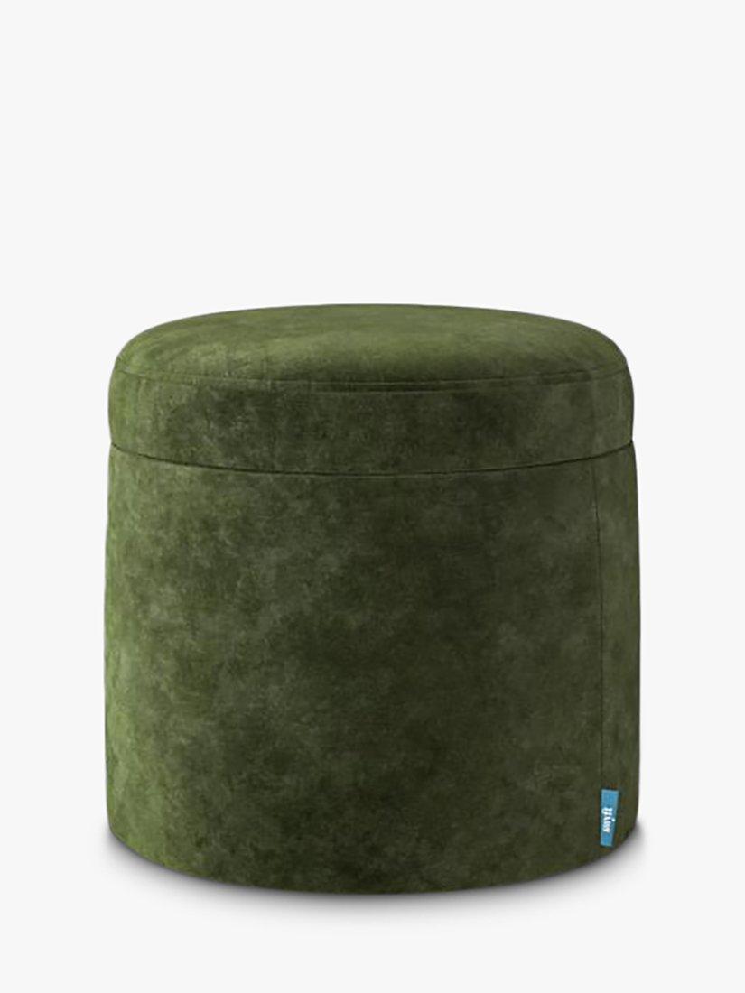 Model 03 Range, Swyft Model 03 Storage Ottoman, Mottled Velvet Conifer