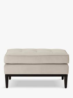 Swyft Model 02 Chaise Piece/Footstool, Velvet Bone