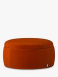 Swyft Model 01 Storage Ottoman, Eco-velvet Paprika