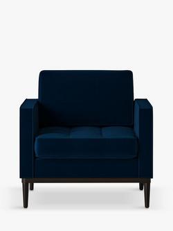 Swyft Model 02 Armchair, Velvet Indigo